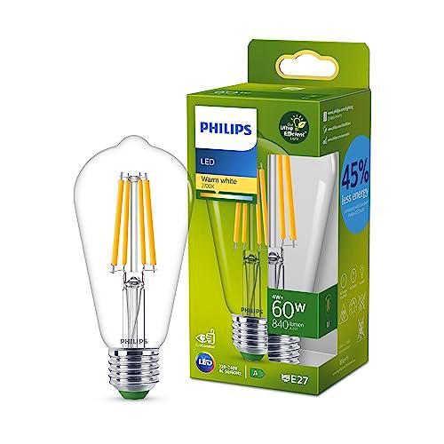 Philips Bombilla LED ET64 Philips Eficiente, Casquillo E27 4W
