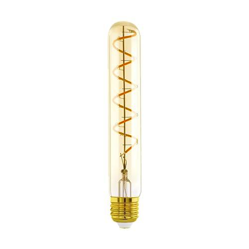 EGLO Bombilla LED E27 regulable, foco en espiral en forma de varilla
