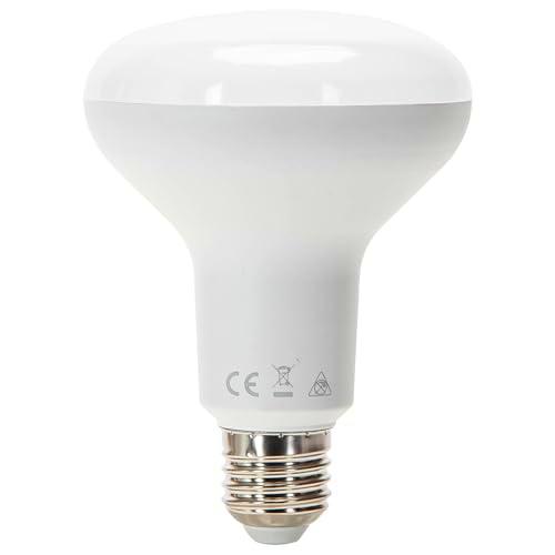 Glowster Bombilla LED R80 E27 12W, alta eficiencia energética