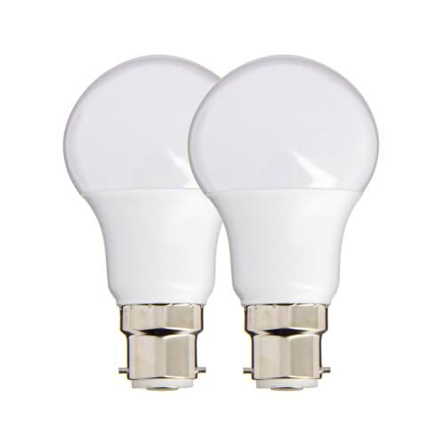 Xanlite PACK2EB806G - Lote de 2 bombillas LED A60-Culot B22-10 W Cons (60 W Eq.)