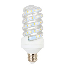 Bombilla LED espiral E27 15W, alta eficiencia energética