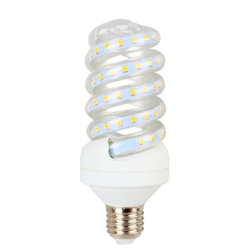Bombilla LED espiral E27 15W, alta eficiencia energética