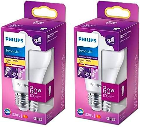 Philips Lighting - Bombilla LED, Con Sensor de Movimiento