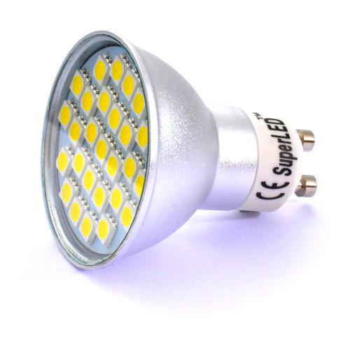 Superled GU10 27 SMD Frío, 5.5W, Juego de 10