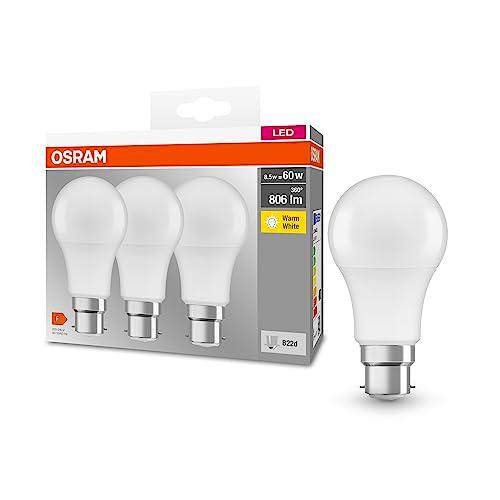 OSRAM Lámpara LED base CLASSIC A 60 FR con casquillo B22d