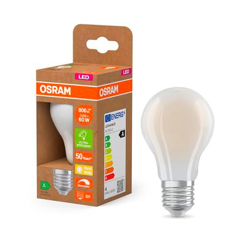 OSRAM Energy Class con forma de bombilla clásica, 3,8 W / 806 lm