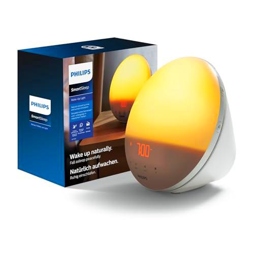 Philips SmartSleep Wake-up Light - Luz de cabecera y despertador con USB