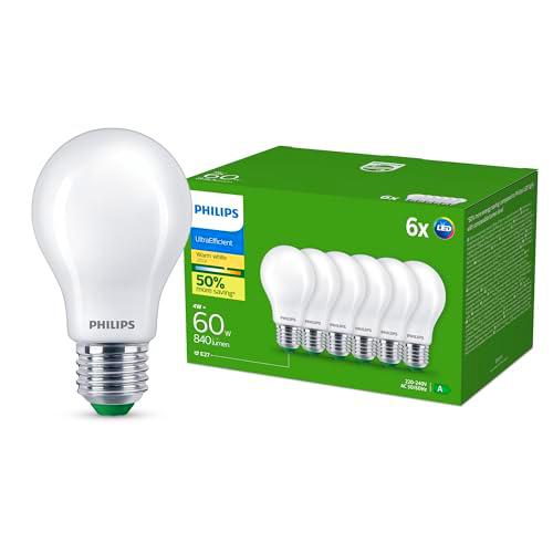 Philips Bombilla LED Ultraeficiente, clase de eficiencia energética A
