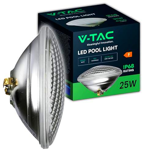 V-TAC Lámpara LED para Piscina 36W - PAR56 - Foco LED de Vidrio Antigolpes para Iluminación de Piscinas y Fuentes