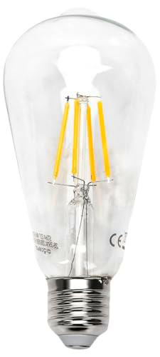 VoltShine Bombilla LED filamento ST64 E27 20W transparente
