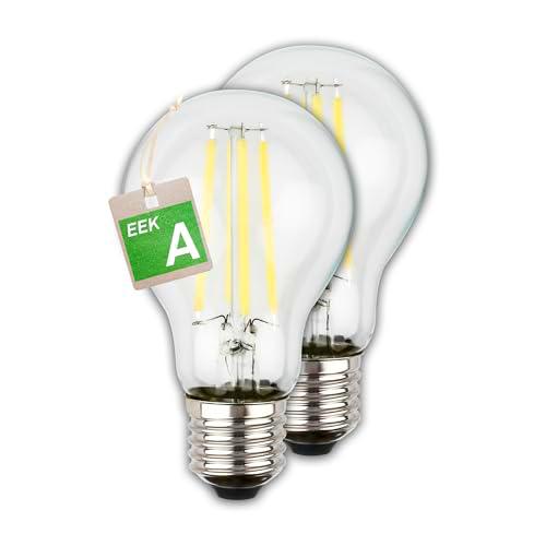 Briloner - EEK A Juego de 2 lámparas LED de filamento E27 A60