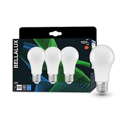 BELLALUX Lámpara LED, E27 base, óptica mate ,Blanco frío (4000K)