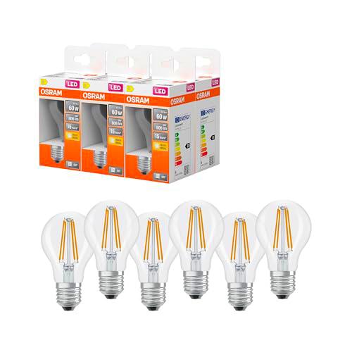 OSRAM Lámpara LED forma de estrella, filamento A60