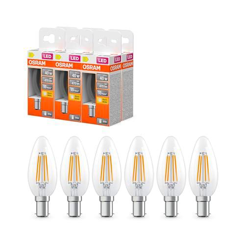 OSRAM Lámpara LED forma de vela estrella, filamento B40