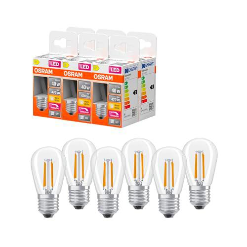 OSRAM Lámpara LED Superstar Edison ST45, filamento regulable