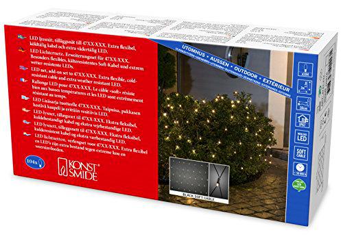 Konstsmide iluminación para exteriores 4720 - 117 alta calidad sistema de conexión con 100 LED Icicle Start Set