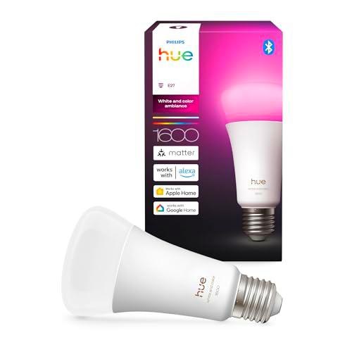 Bombilla A67 Philips Hue Smart LED, White and Color Ambiance