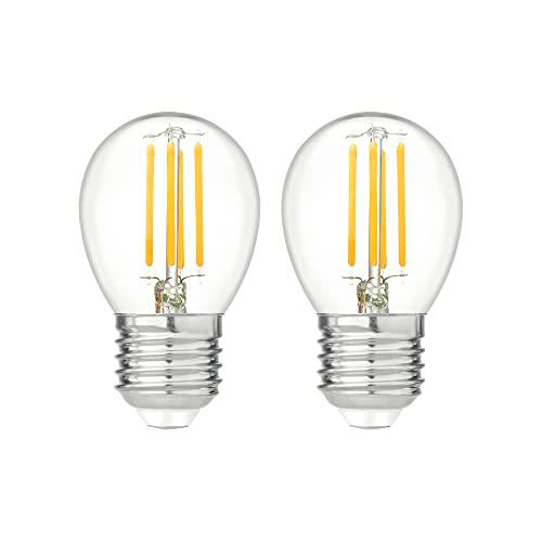 Garza - Pack de 2 Bombillas de Filamento LED Esférica G45