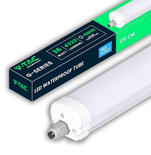 V-TAC Pantalla LED Estanca 120 CM - 36W - PRO SERIES