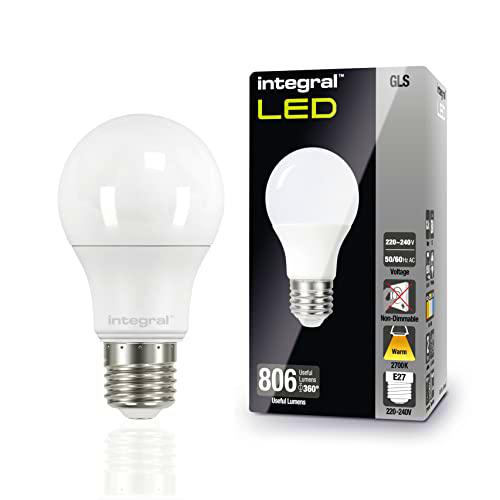 Integral Bombilla Mate LED 4 PACK E27 GLS A60 Cálido 2700 K