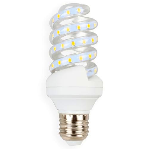Glowster Bombilla LED E27 4.9W, ahorro energético, larga duración; ilumina espacios y reduce consumo eléctrico.