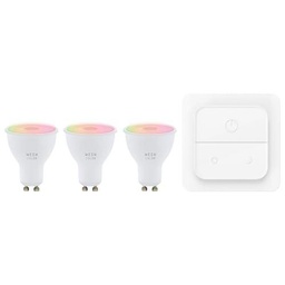 Eglo connect.z Smart Home Juego de 3 bombillas LED GU10 con interruptor de luz