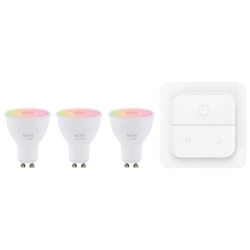 Eglo connect.z Smart Home Juego de 3 bombillas LED GU10 con interruptor de luz