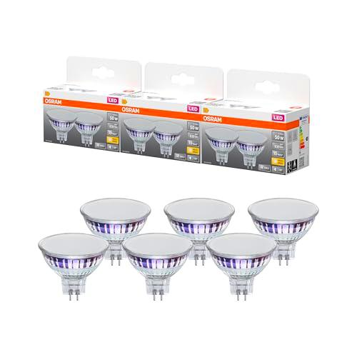 OSRAM Foco LED Star MR16 5,3 W 827, blanco cálido 2700 K