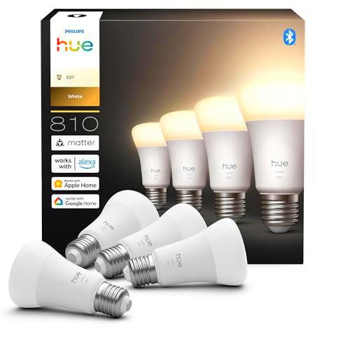Philips Hue White E27 LED bulb, 810 lm, warm white