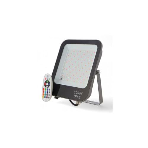 Blendend Foco proyector LED 100W RGB, resistente al agua