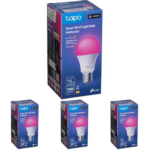 Tapo L535E - Bombillas inteligentes, 1055 lúmenes de alto brillo (equivalente a 75 W)