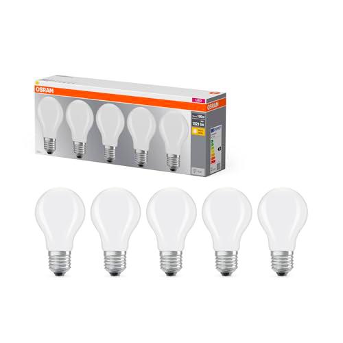 Lámpara LED OSRAM Base de filamento A100 forma de bombilla 11W 827