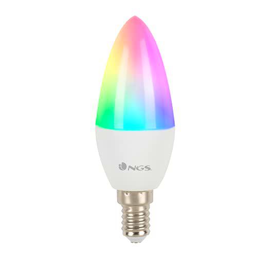 NGS GLEAM514C - Bombilla LED Wi-Fi con Colores Regulables RGB+W