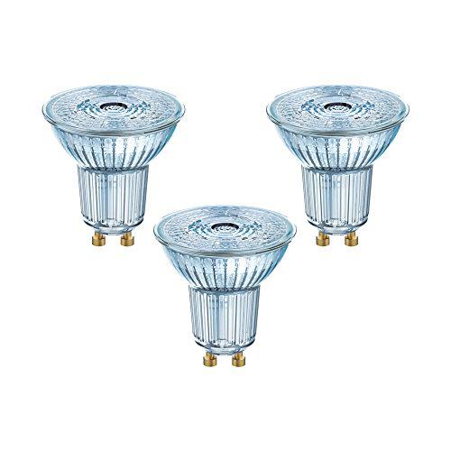 Osram 818392, Bombilla LED GU10, 3.6 W, Blanco, 3 Unidades