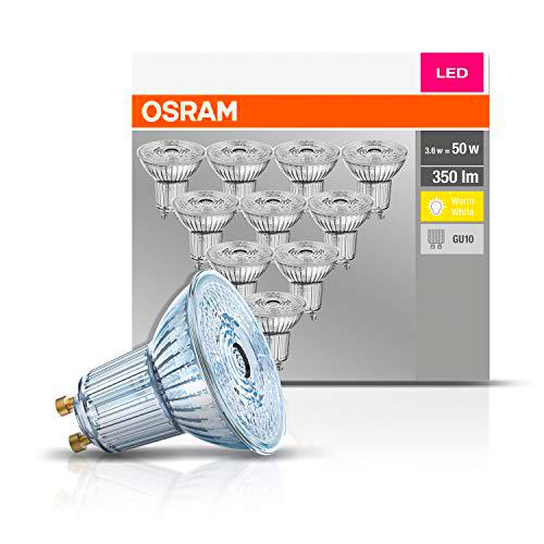 Osram Base PAR16 Lámpara reflectora LED con base GU10