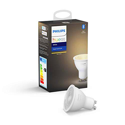 Philips Hue Bombilla Inteligente LED GU10, con Bluetooth