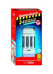 BARRIERE A INSECTES® Bombilla Antimosquitos barzone Bombilla LED antimosquitos 2 en 1 - Funda 1 Bombilla