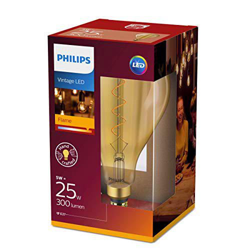 Philips Bombilla Decorativa LED E27, 5 W