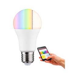 Paulmann Bombilla LED 50124, forma estándar, Smart Home Zigbee RGBW
