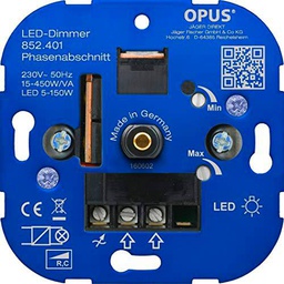 OPUS® Regulador de intensidad giratorio para bombillas LED y de bajo consumo