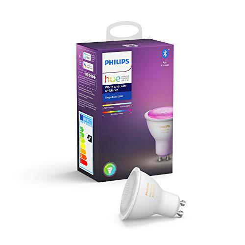 Philips Hue Bombilla Inteligente LED GU10, con Bluetooth