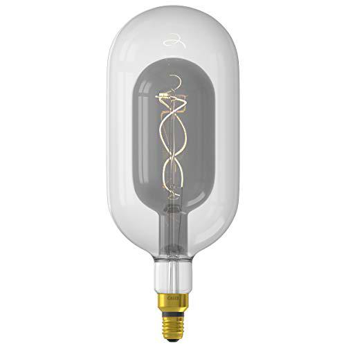 Calex - Bombilla LED (cristal, 3 W, transparente/titanio)