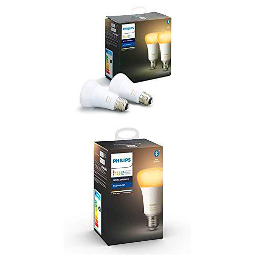 Philips Hue White Ambiance - Pack de 3 bombillas LED E27