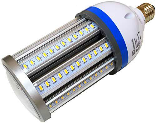Espled Lámpara LED 36W, E40, Luz Blanca Cálida, 36 W, Gris