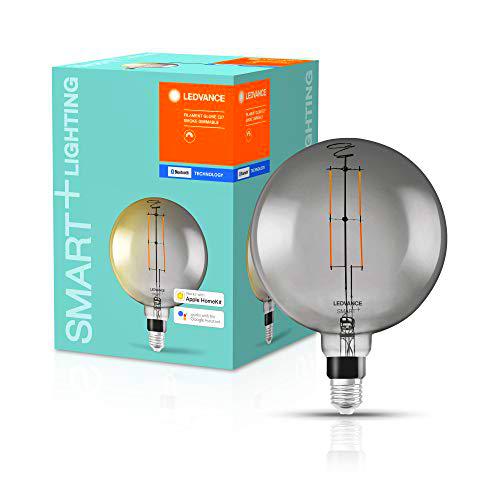 LEDVANCE Lámpara Smart LED, Bluetooth, globo de filamento