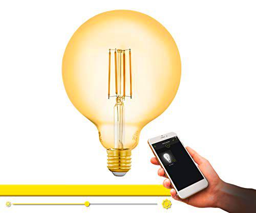 EGLO connect - Bombilla LED E27 de 6 W (equivalente a 51 W)