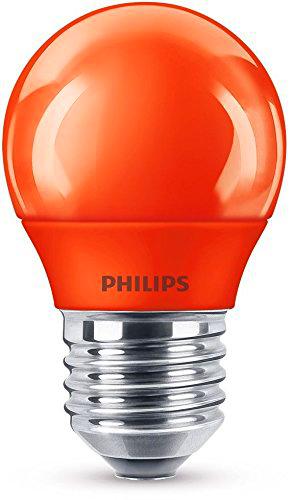Philips bombilla LED E27, 3.1 W, roja