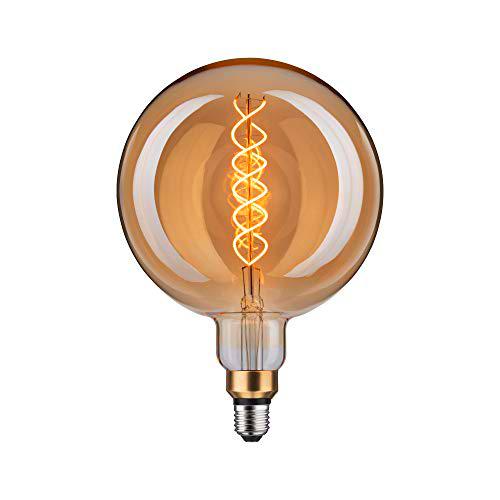 Paulmann 28593 lámpara LED BigGlobe 7 W 1879 Grand Edition regulable bombilla oro filamento en espiral 2000K dorado E27
