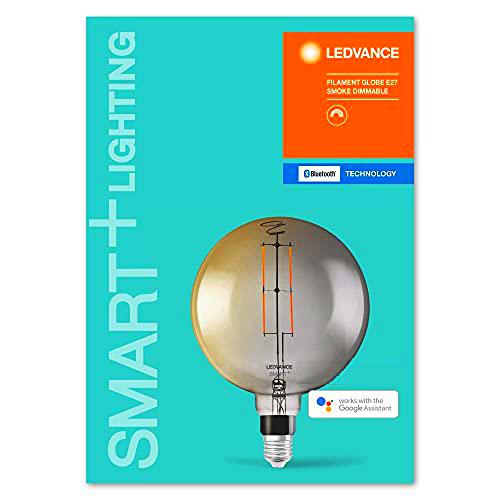 LEDVANCE Lámpara Smart LED con Bluetooth, E27, blanco cálido (2700K)